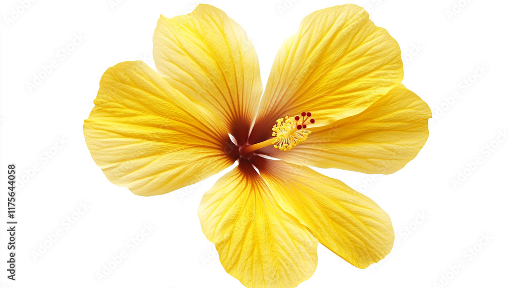 Obraz premium Lush Yellow Hibiscus Flowers