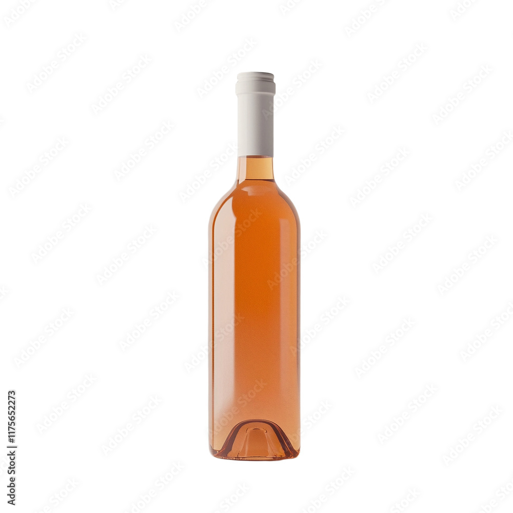 a bottle of wine with no label on a transparent background, PNG image, PNG file, Generative art. a bottle of wine with no label on a transparent background, PNG image, PNG file, Generative art.