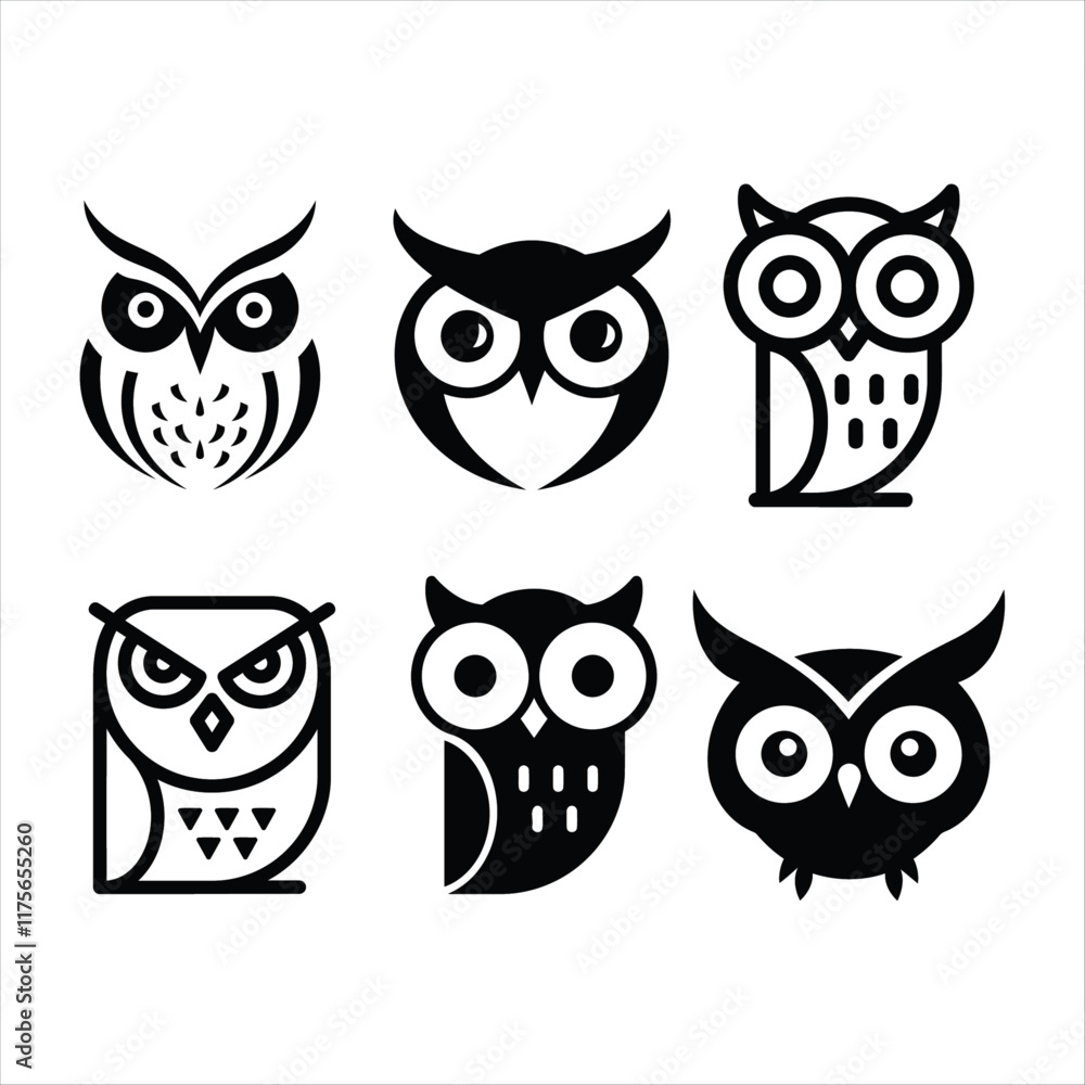Best owl collection vector Shilytee design Best owl collection vector Shilytee design