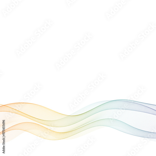 Abstract vector wave. template for advertising. Eps 10