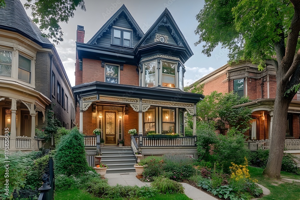 Charming Victorian House with Landscaping Charming Victorian House with Landscaping