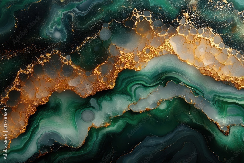 stunning green and gold marbled background with fluid art patterns blending organic shapes and colors that create a sense of luxury and modern design for artistic projects stunning green and gold marbled background with fluid art patterns blending organic shapes and colors that create a sense of luxury and modern design for artistic projects