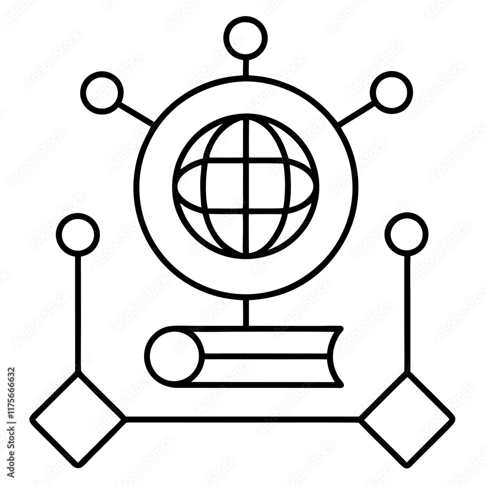 Education and Innovation in Line Art Vectors Education and Innovation in Line Art Vectors