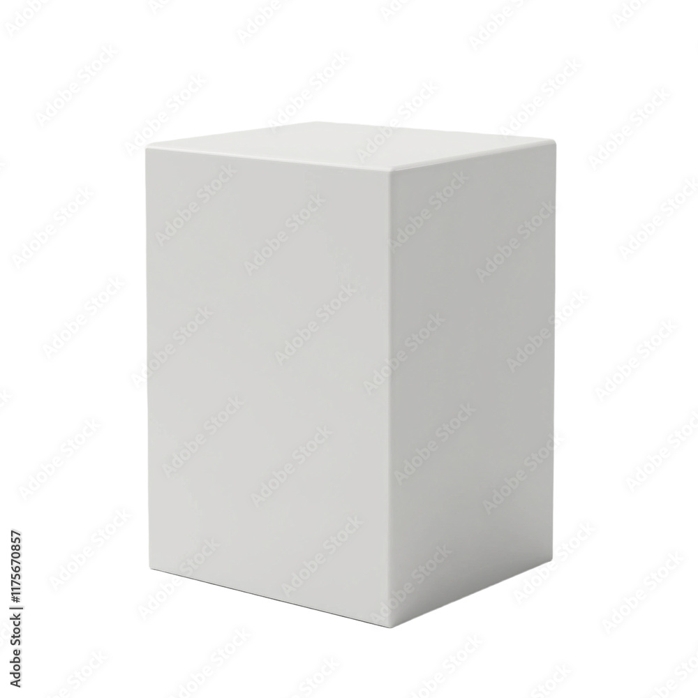 a blank white box standing on a transparent background, PNG image, PNG file, Generative art. a blank white box standing on a transparent background, PNG image, PNG file, Generative art.