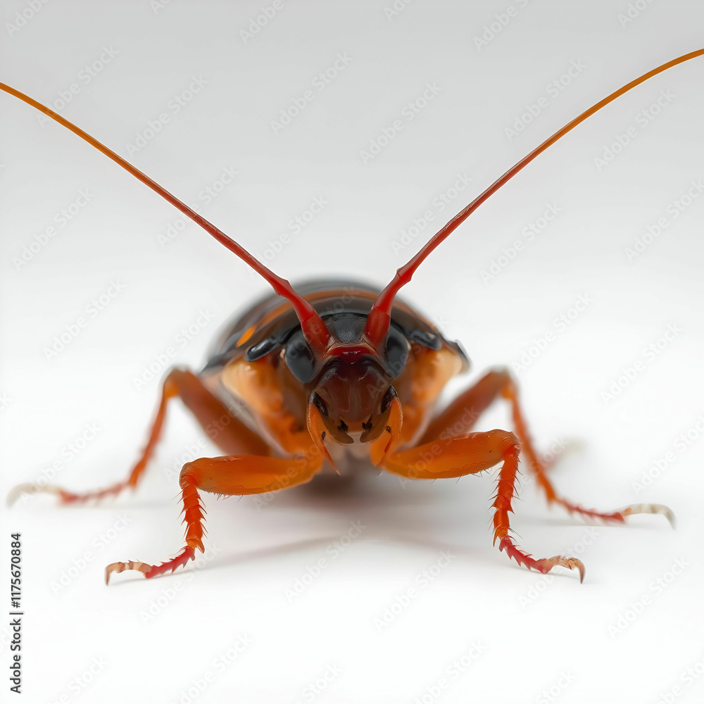 Cockroach carcass closeup on isolated background cockroach carcass closeup head Cockroach carcass closeup on isolated background cockroach carcass closeup head