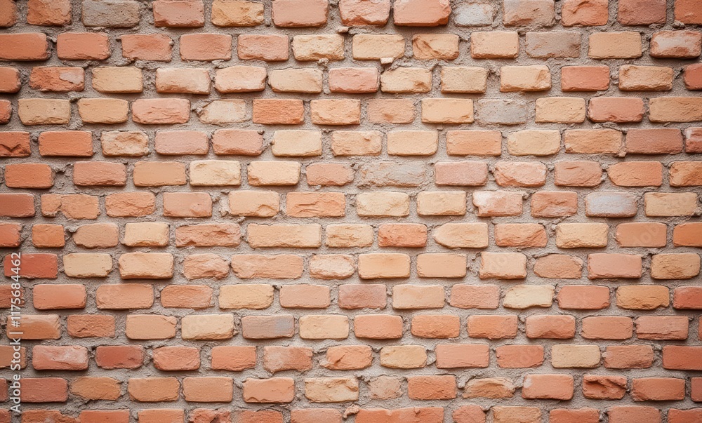 Texture of a rustic orange brick wall Texture of a rustic orange brick wall