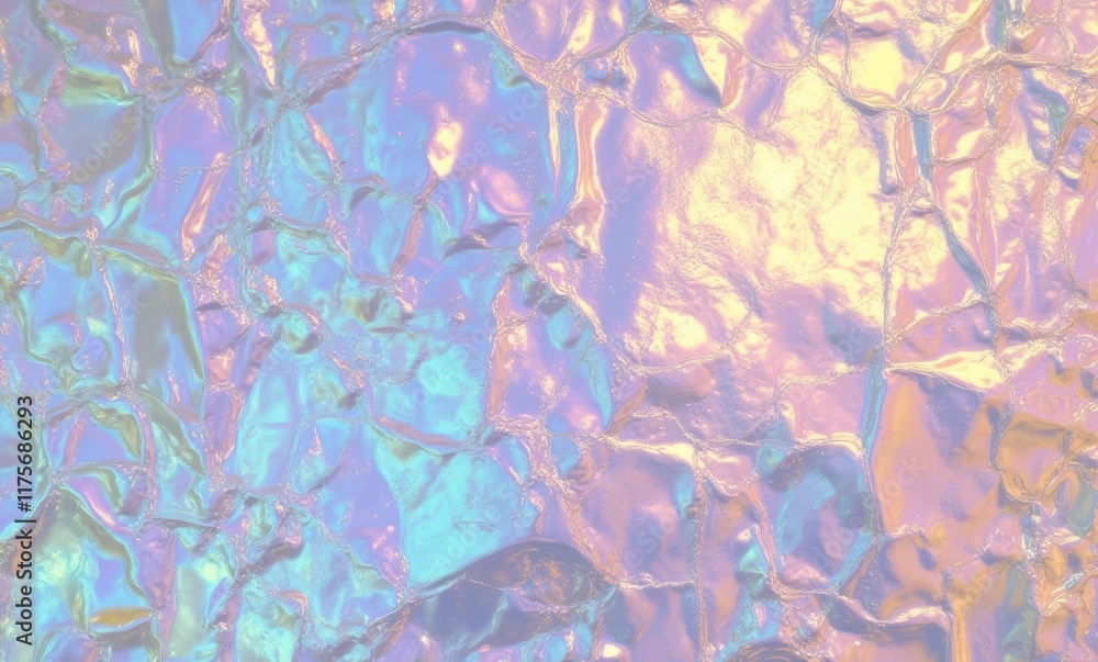 Colorful iridescent foil background texture Colorful iridescent foil background texture