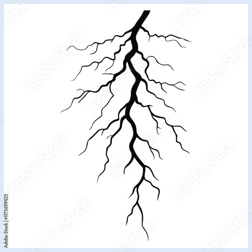 Lightning, vector of thunder lightning silhouette, lightning bolt icon, thunder, storm, electric, energy, effect, thunderstorm, thunderbolt, flash, power, illustration

