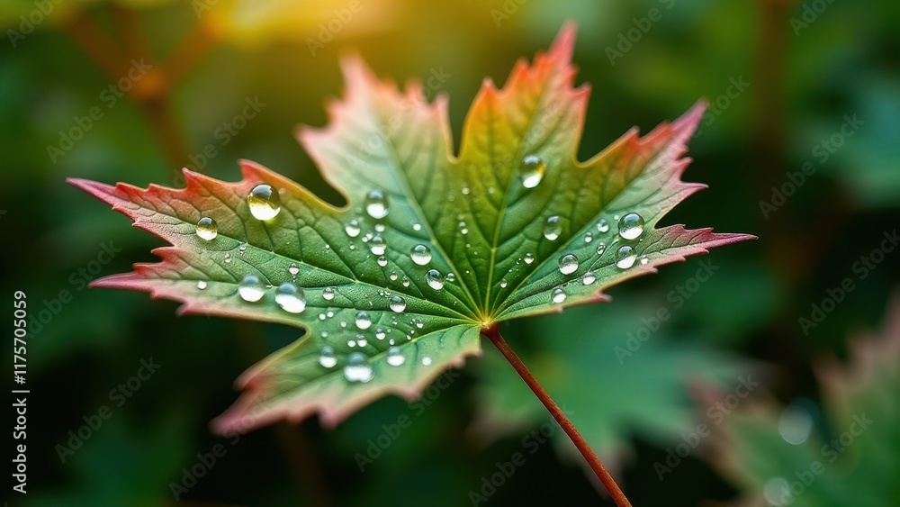 Macro Shot of a Red Leaf with Water Droplets
Macro Shot of a Red Leaf with Water Droplets