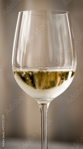 A Glass of Bubbly White Wine photo