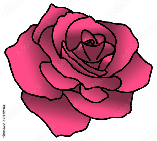 Pink Rose Sticker