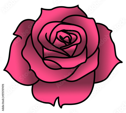 Pink Rose Sticker