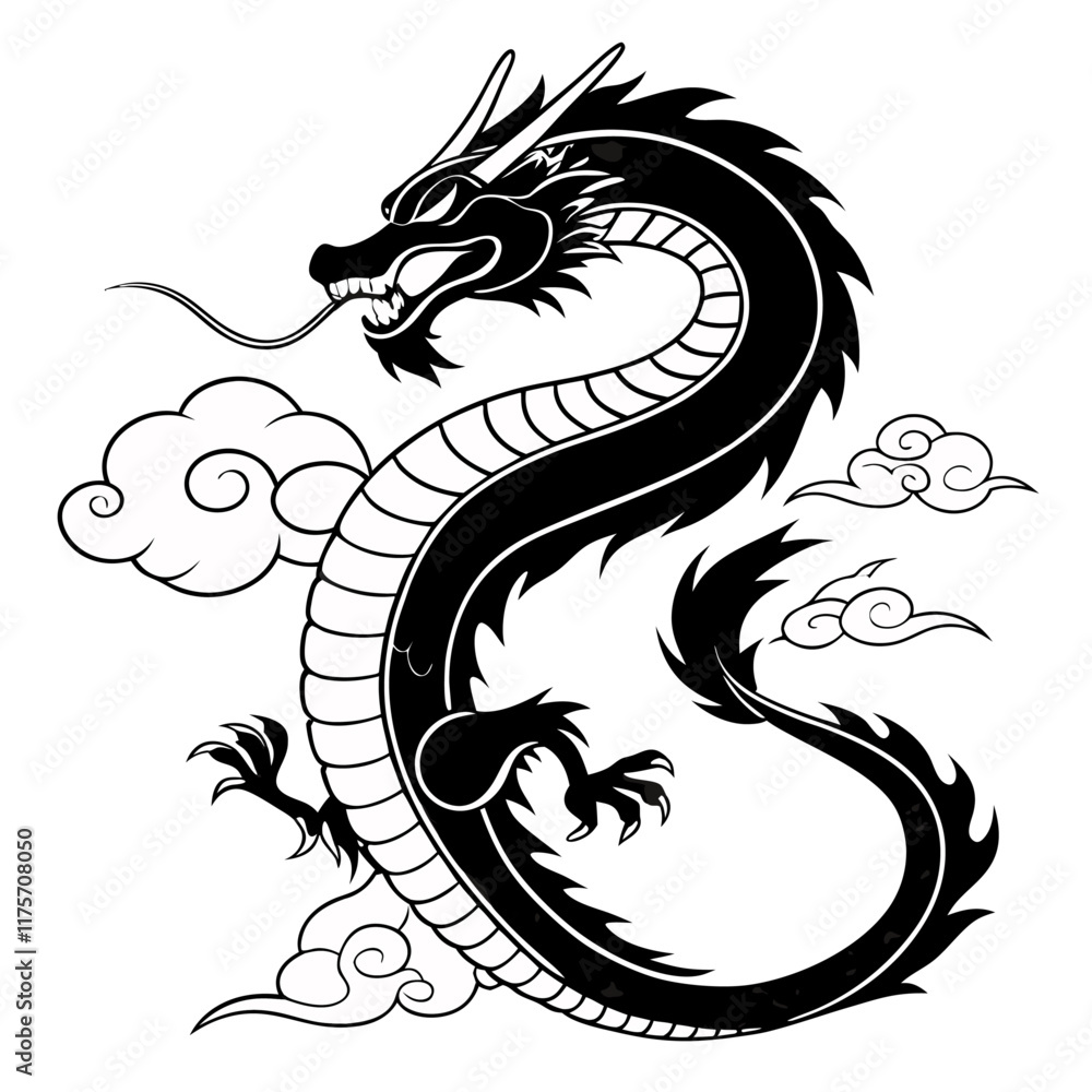 The Mythical Aura of Dragon Silhouettes The Mythical Aura of Dragon Silhouettes