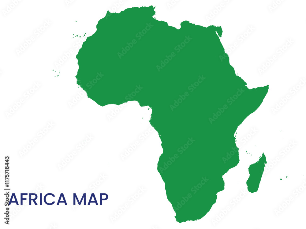 High detailed map of Africa. Outline map of Africa. Africa. High detailed map of Africa. Outline map of Africa. Africa.