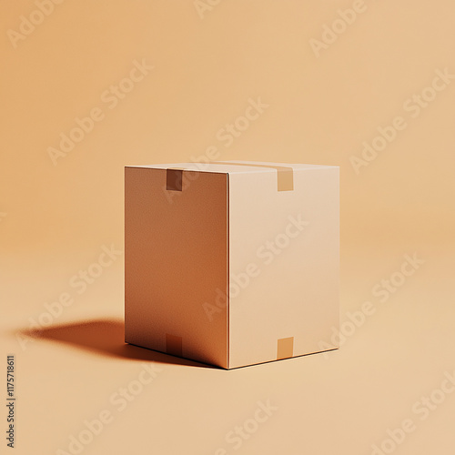 cardboard boxes on a white background