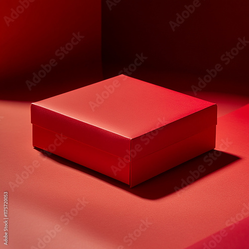 red box on black