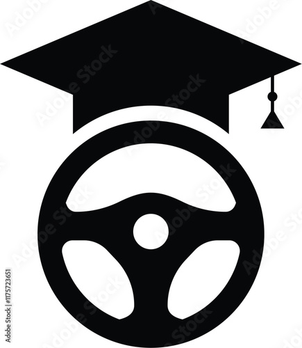 Driving School logo design vector templates
