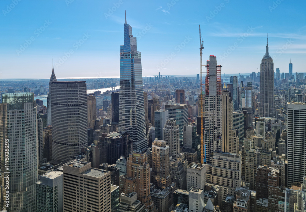 Obraz premium widok na Manhattan New York City