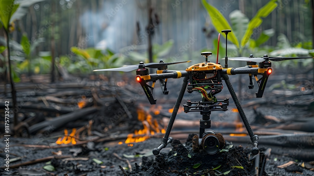 Autonomous Drone Technology Revolutionizing Reforestation: Drones Planting Seeds in Deforested Areas