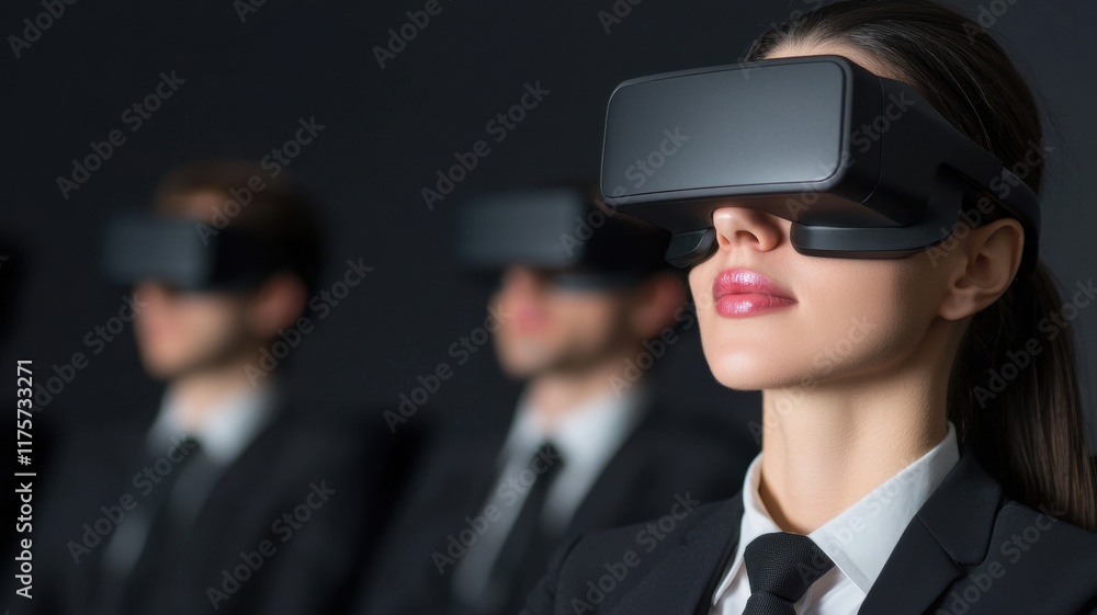 Innovative business management technologies at a corporate conference in a virtual environment with participants engaged in smart solutions Innovative business management technologies at a corporate conference in a virtual environment with participants engaged in smart solutions
