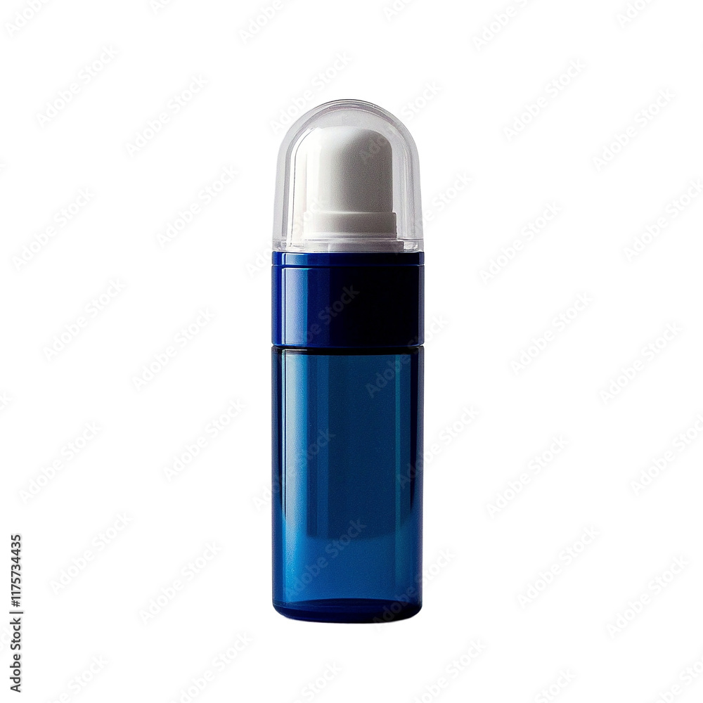 a blue and white bottle on a transparent background, PNG image, PNG file, Generative art. a blue and white bottle on a transparent background, PNG image, PNG file, Generative art.