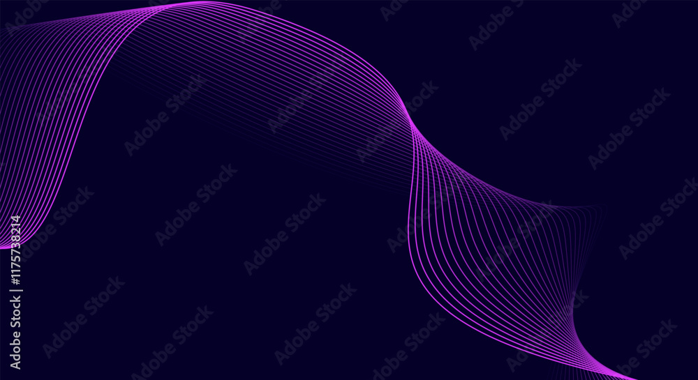 Abstract background with glowing wave. Shiny moving lines design element. Modern pink and blue gradient flowing wave lines. Futuristic background Abstract background with glowing wave. Shiny moving lines design element. Modern pink and blue gradient flowing wave lines. Futuristic background