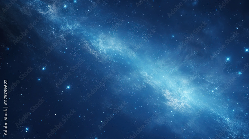 Obraz premium Stunning Deep Space Galaxy Nebula