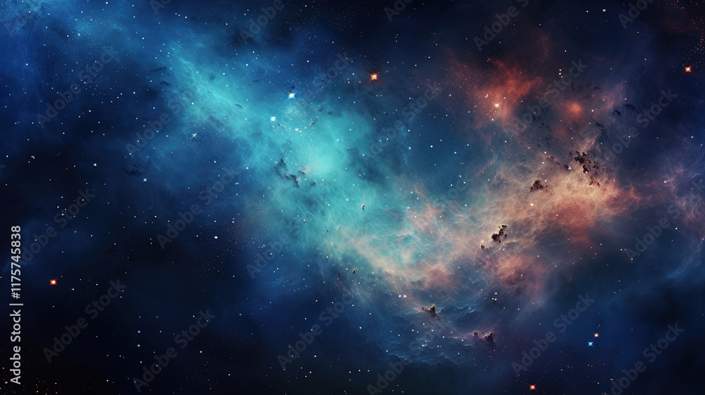 Fototapeta premium Stunning Nebulae in the Deep Space