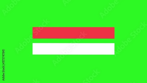 Simple motion graphics of two line