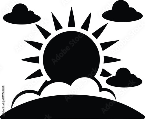 sun and clouds