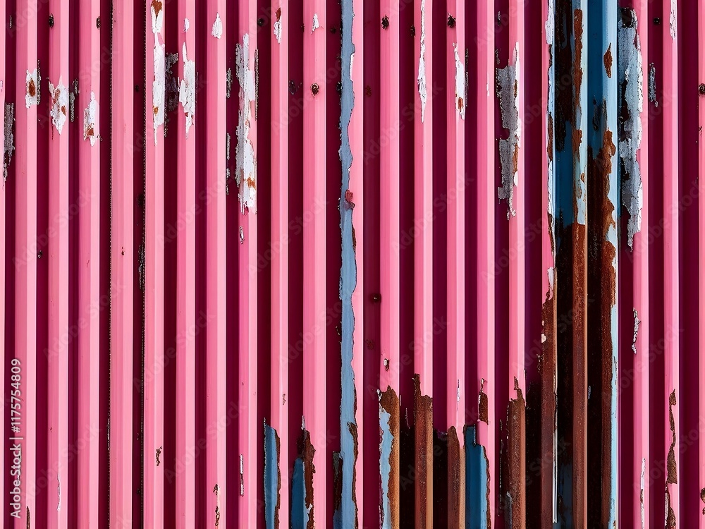 Background of pink zinc sheet that is starting to rust. Background of pink zinc sheet that is starting to rust.