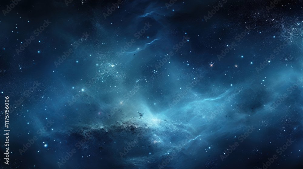 Naklejka premium Stunning Deep Space Nebula