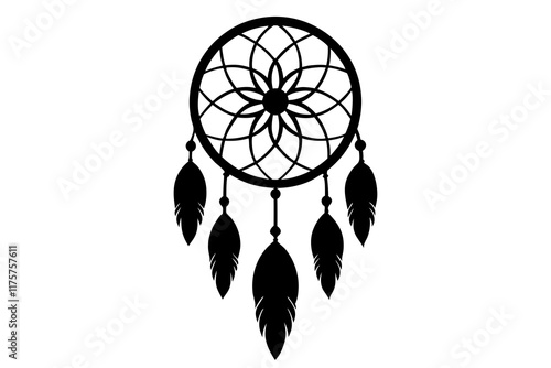 vector illustration of a tribal tattoo