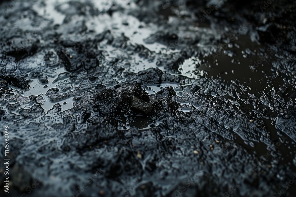 Image of Muddy pond of wet soil. Texture for background usage Image of Muddy pond of wet soil. Texture for background usage