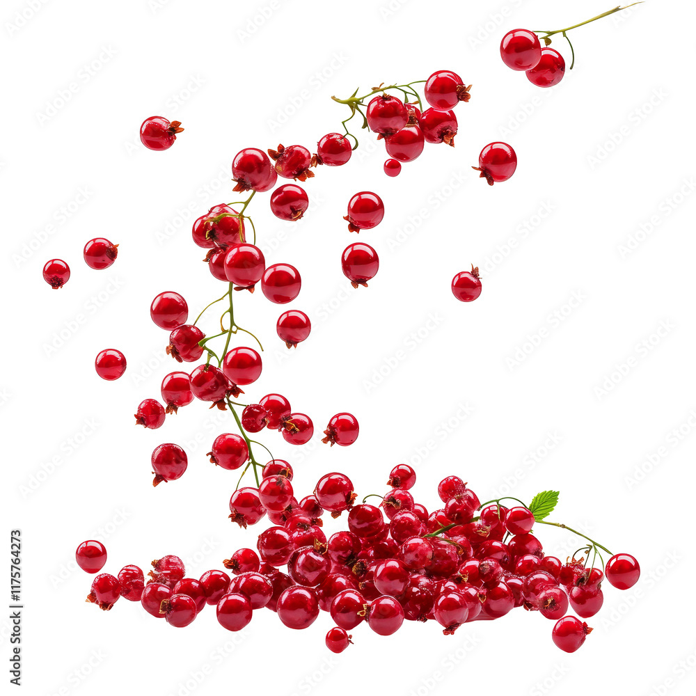 Fresh red summer berries cascading on a transparent background, capturing the essence of seasonal fruit abundance, red summer berries fallingisolated on transparent background Fresh red summer berries cascading on a transparent background, capturing the essence of seasonal fruit abundance, red summer berries fallingisolated on transparent background