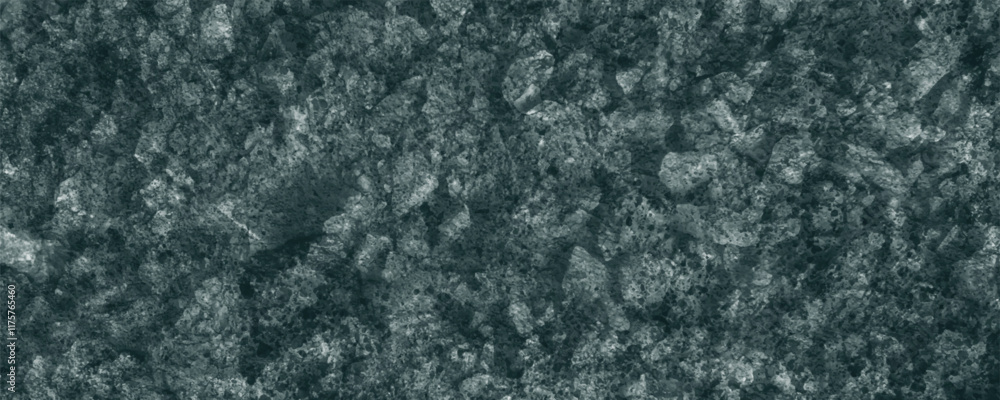 Fototapeta premium Distinctive abstract textured background merging distressed stone patterns with delicate green overlays