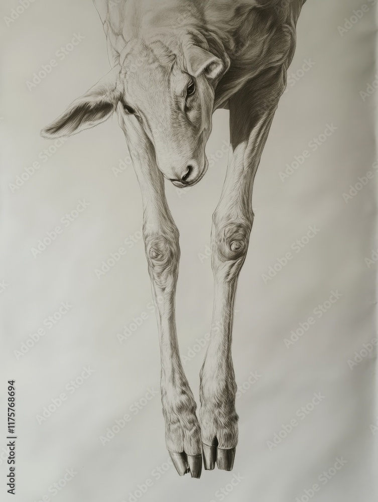 Fototapeta premium lamb of leg