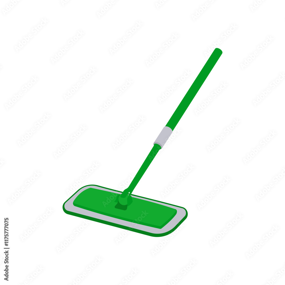 Mop Flat Icon, Vector illustration Mop Flat Icon, Vector illustration