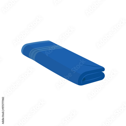 Towel Flat Icon, Vector illustration