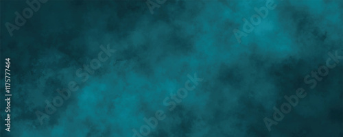 Elegant turquoise vapor clouds forming a moody background for refined designs

