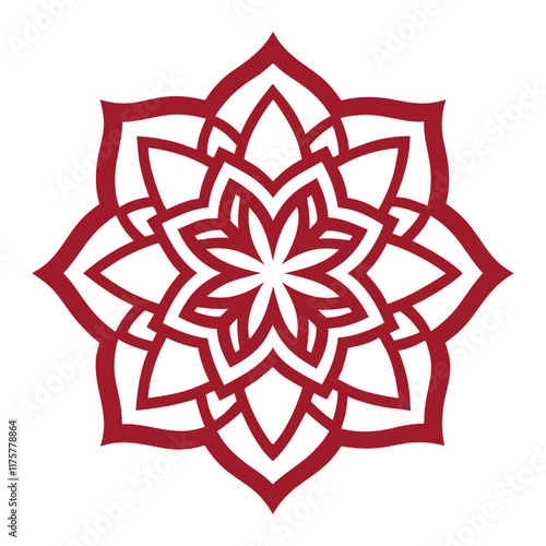 Professional Mandala Design with Symmetrical Layout and Intricate Details-73