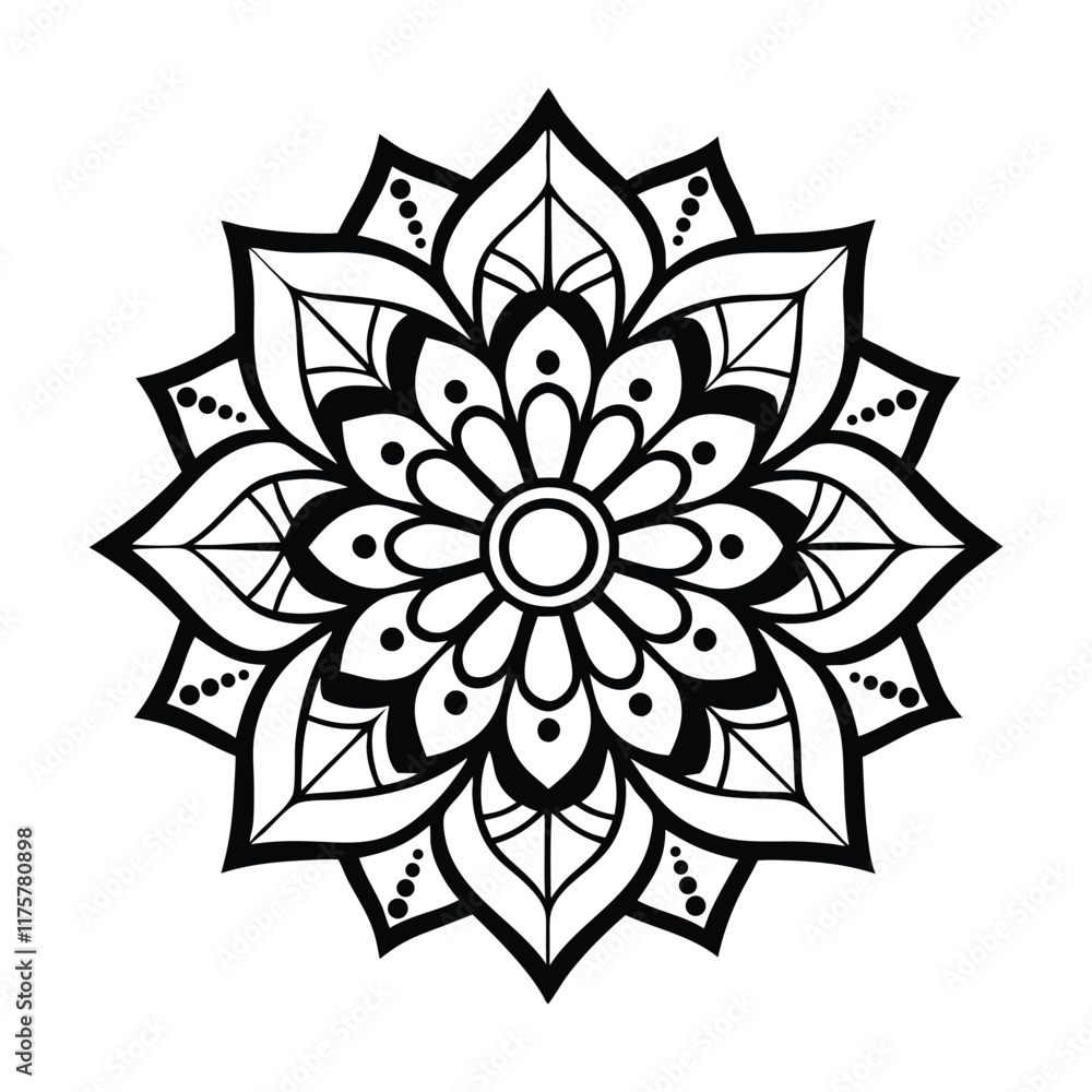 Professional Mandala Design with Symmetrical Layout and Intricate Details-94 Professional Mandala Design with Symmetrical Layout and Intricate Details-94