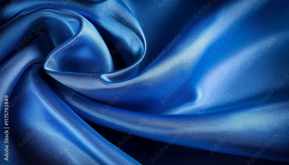 Obraz premium blue satin silk texture historical past