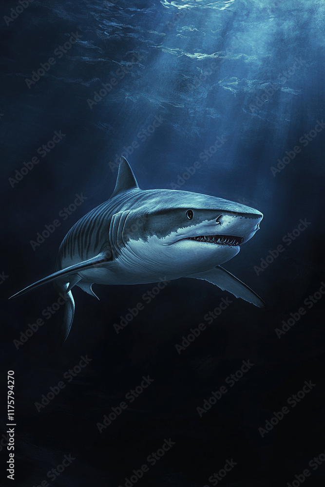 Fototapeta premium great white shark