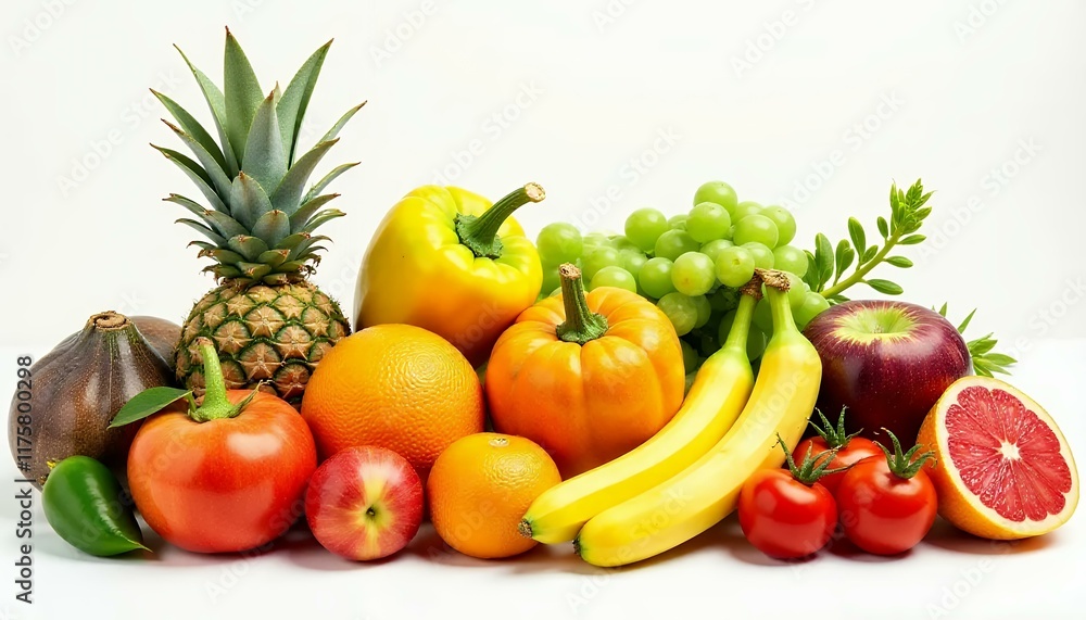 Fresh Fruit and Vegetable Still Life, colorful, healthy, organic, raw, food, Fresh Fruit and Vegetable Still Life, colorful, healthy, organic, raw, food,