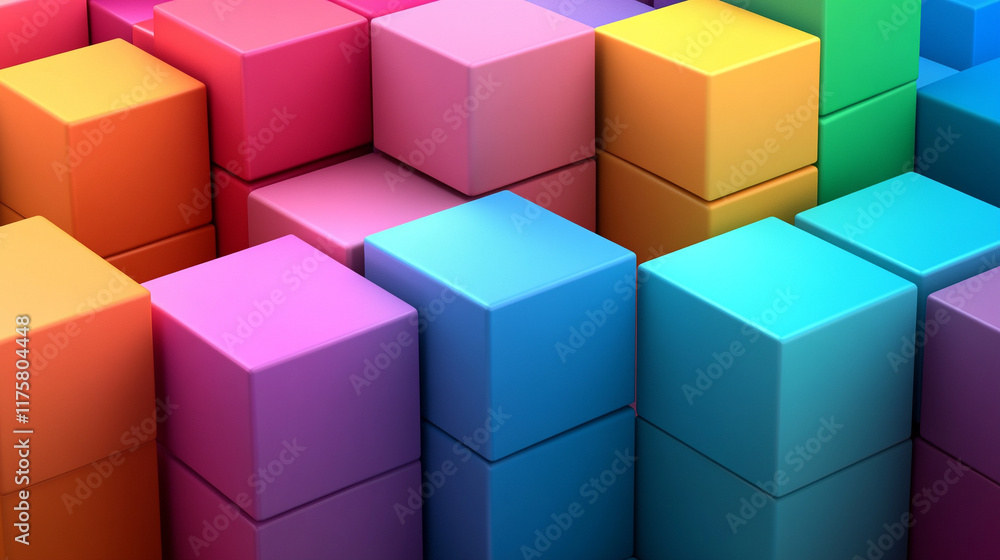 A multicolored 3D block background symbolizing chaos and digital transformation, with muted tones and geometric patterns that evoke a sense of futuristic technology and modern design
A multicolored 3D block background symbolizing chaos and digital transformation, with muted tones and geometric patterns that evoke a sense of futuristic technology and modern design