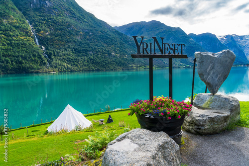 Φωτογραφία yrineset near Briksdal Glacier in Jostedal Glacier Park near Olden in Norway