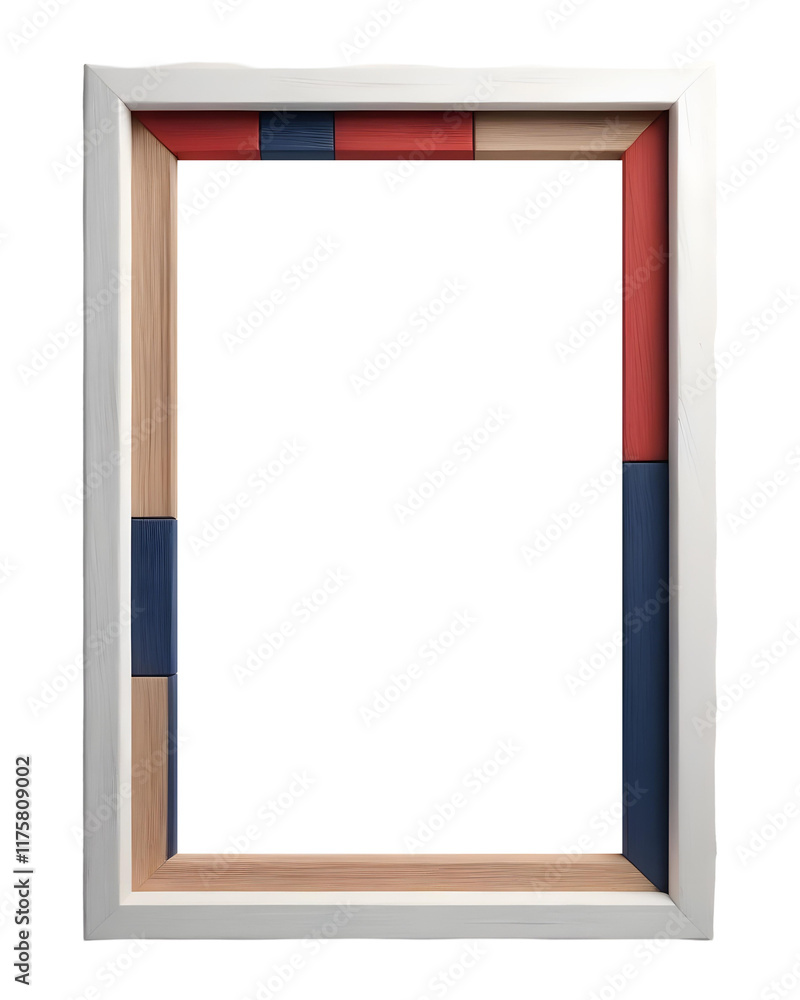 Frames isolated on transparent background, template