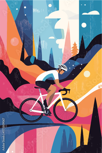Vektorgrafik aus dem Package: flat, retro, vintage, modern, art, zeitgeist, film, movie, poster,