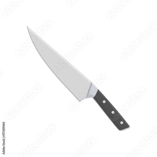 Knife Flat Icon, Vector illustration